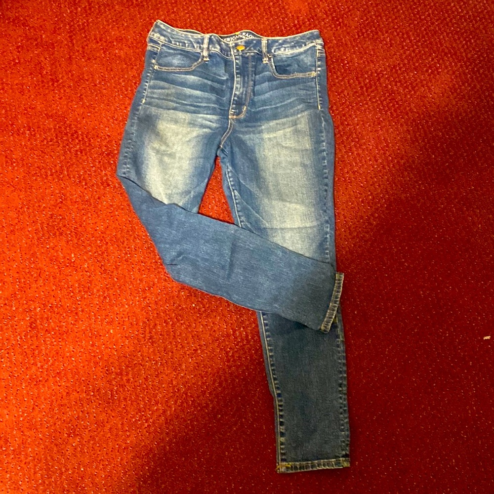 American Eagle Hi-rise Jegging super stretch jeans size 14 short